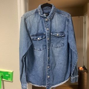 Denim Jacket from F21 along with Casual collar shirt from H&M